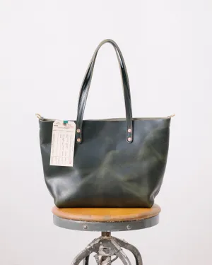 #1088 Green Dublin East West 11” Two Ply Straps two pockets