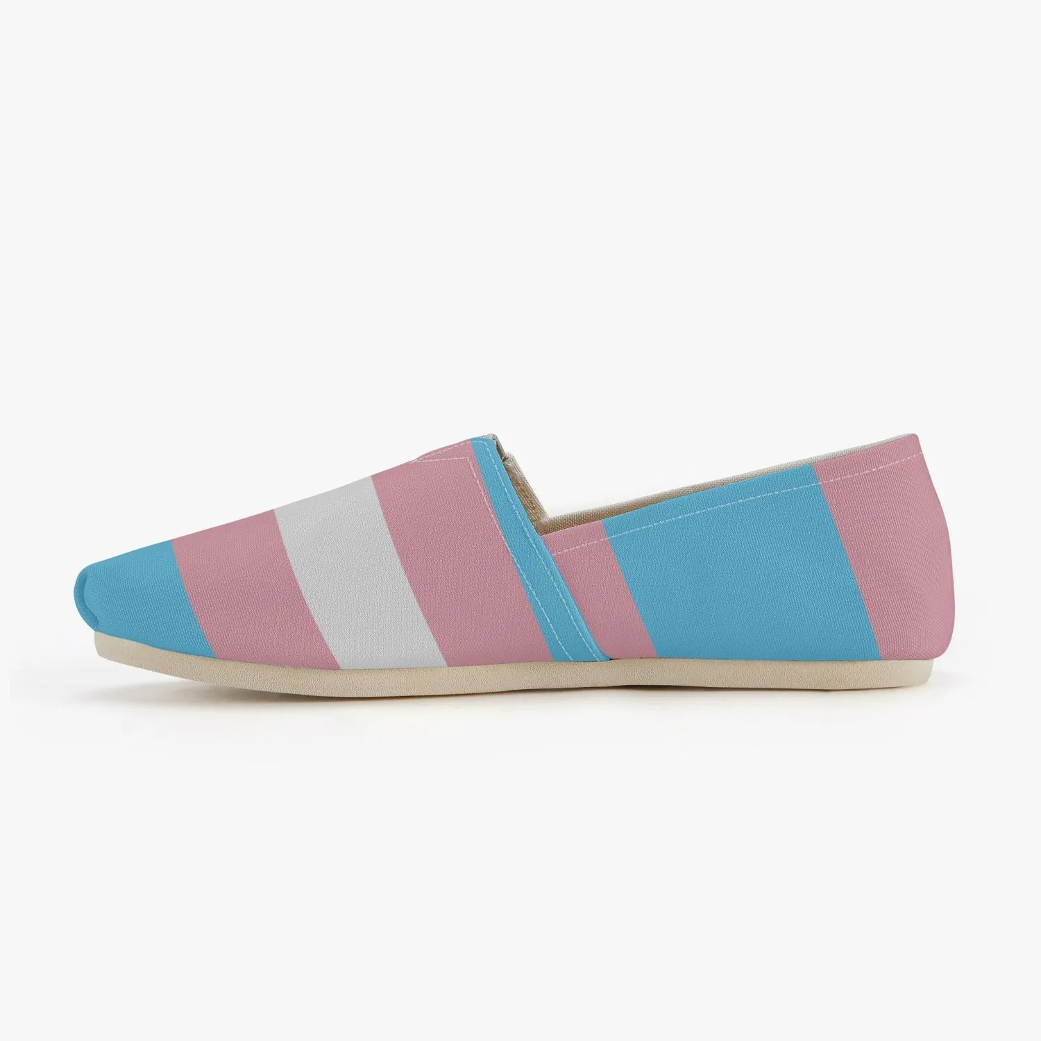 65 MCMLXV Unisex LGBT Transgender Pride Flag Print Canvas Shoes