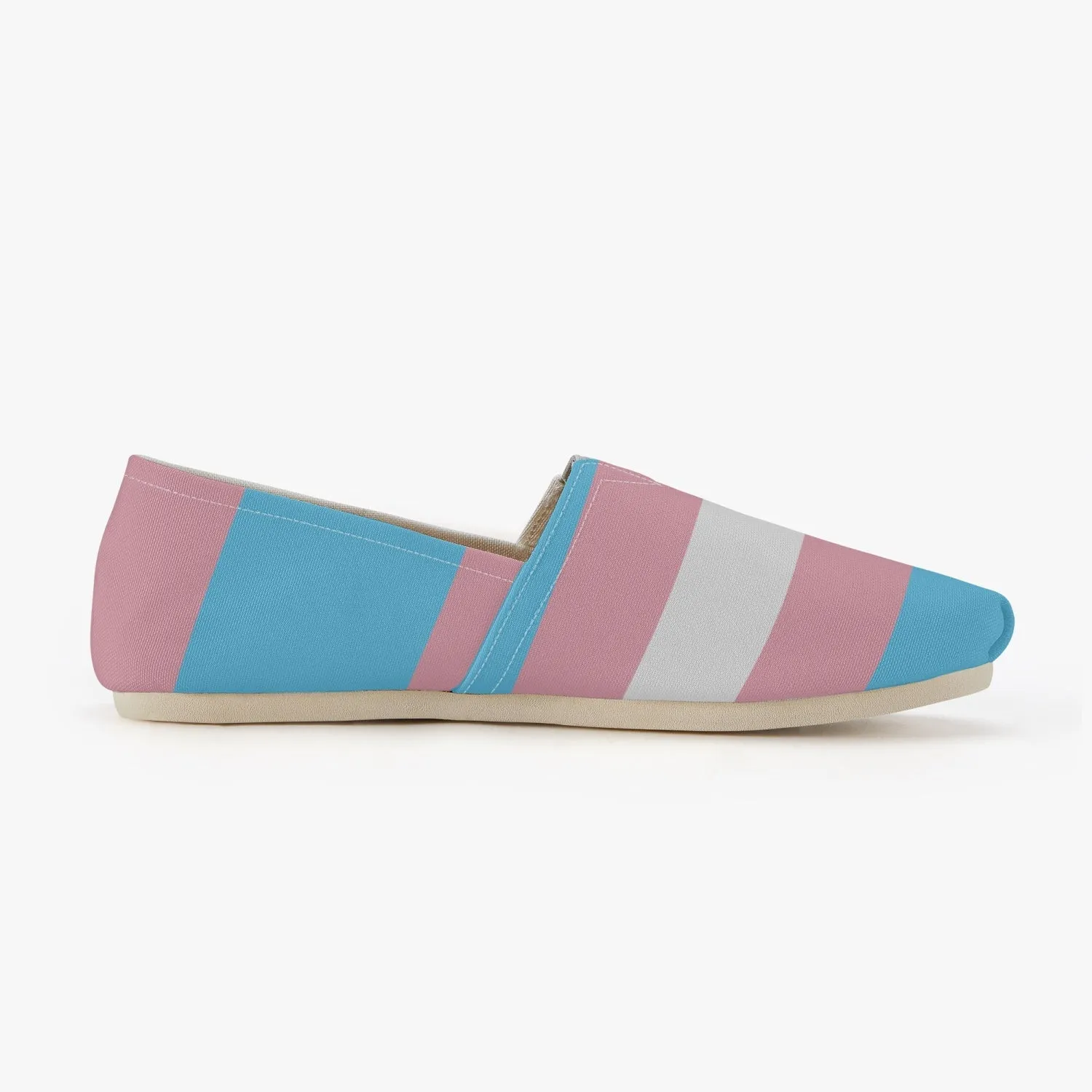 65 MCMLXV Unisex LGBT Transgender Pride Flag Print Canvas Shoes