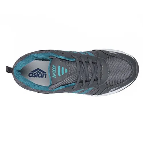 ASIAN Men's Wonder-13 Firozi Mesh Sports Running Shoes (Green) 6UK