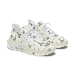 Baby Elephant and Tree Women's Mesh Sneakers
