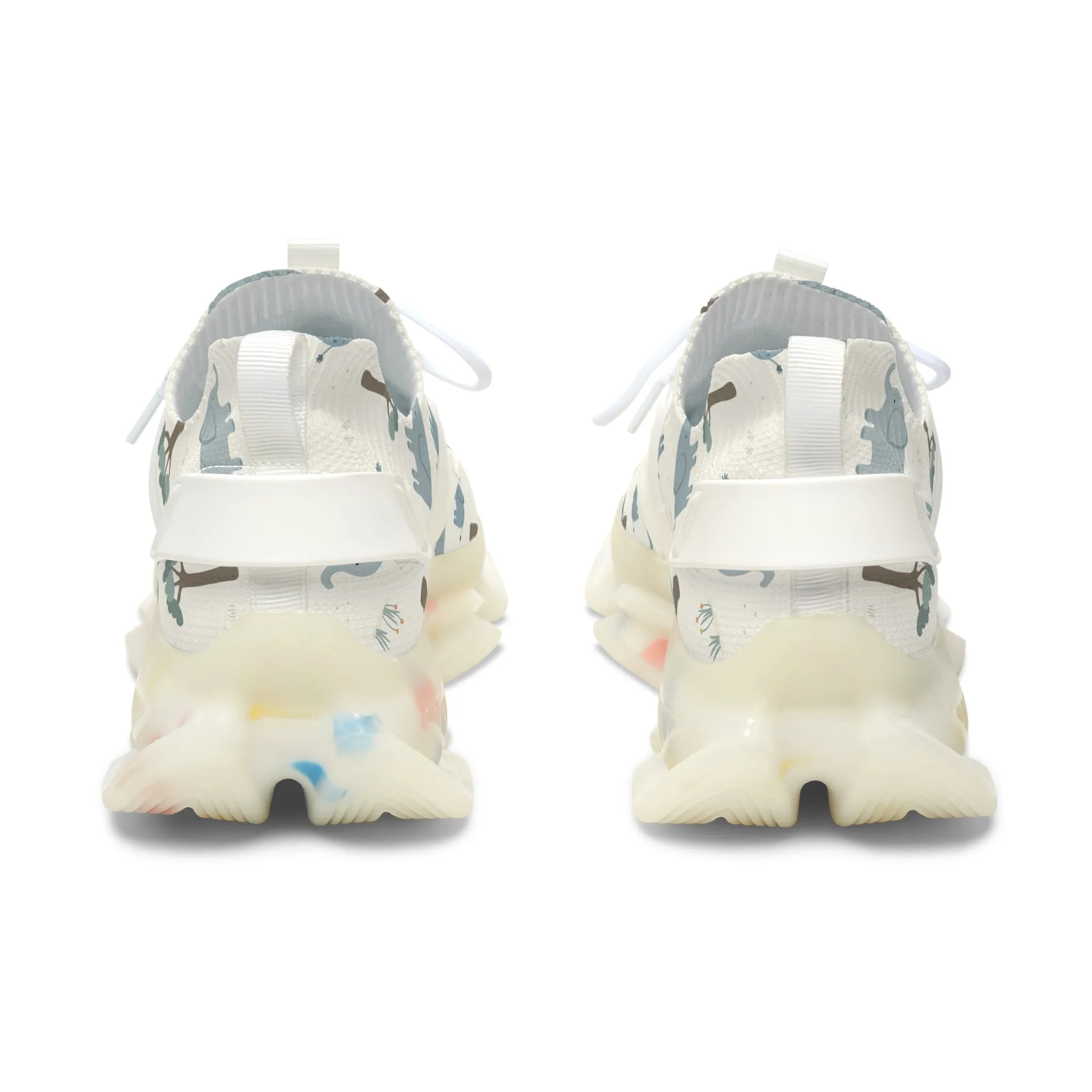 Baby Elephant and Tree Women's Mesh Sneakers