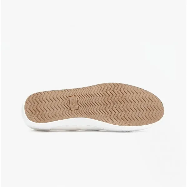 BAJA Mens Slip-On Canvas Trainers White