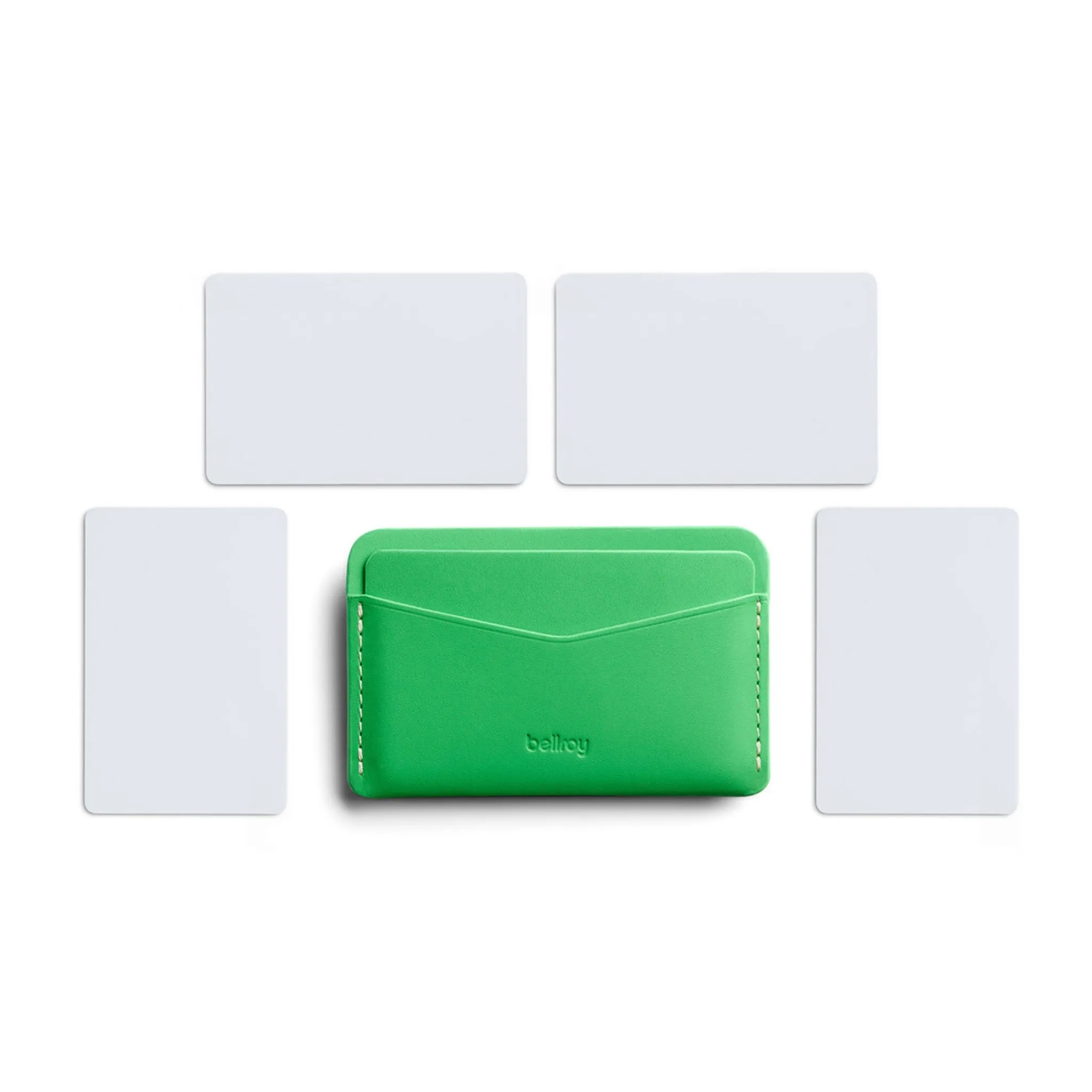 Bellroy Card Slip in Neon Green