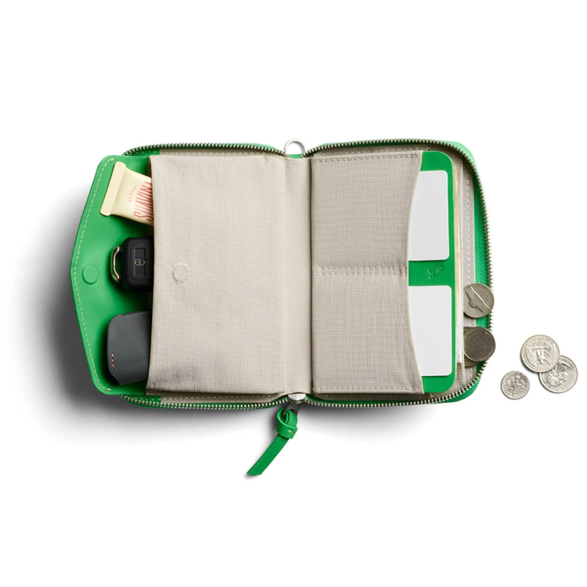 Bellroy Folio Wallet in Neon Green