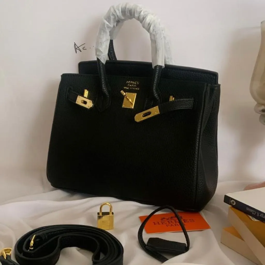 Birkin Leather Shoulder Handbag For Women