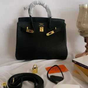 Birkin Leather Shoulder Handbag For Women
