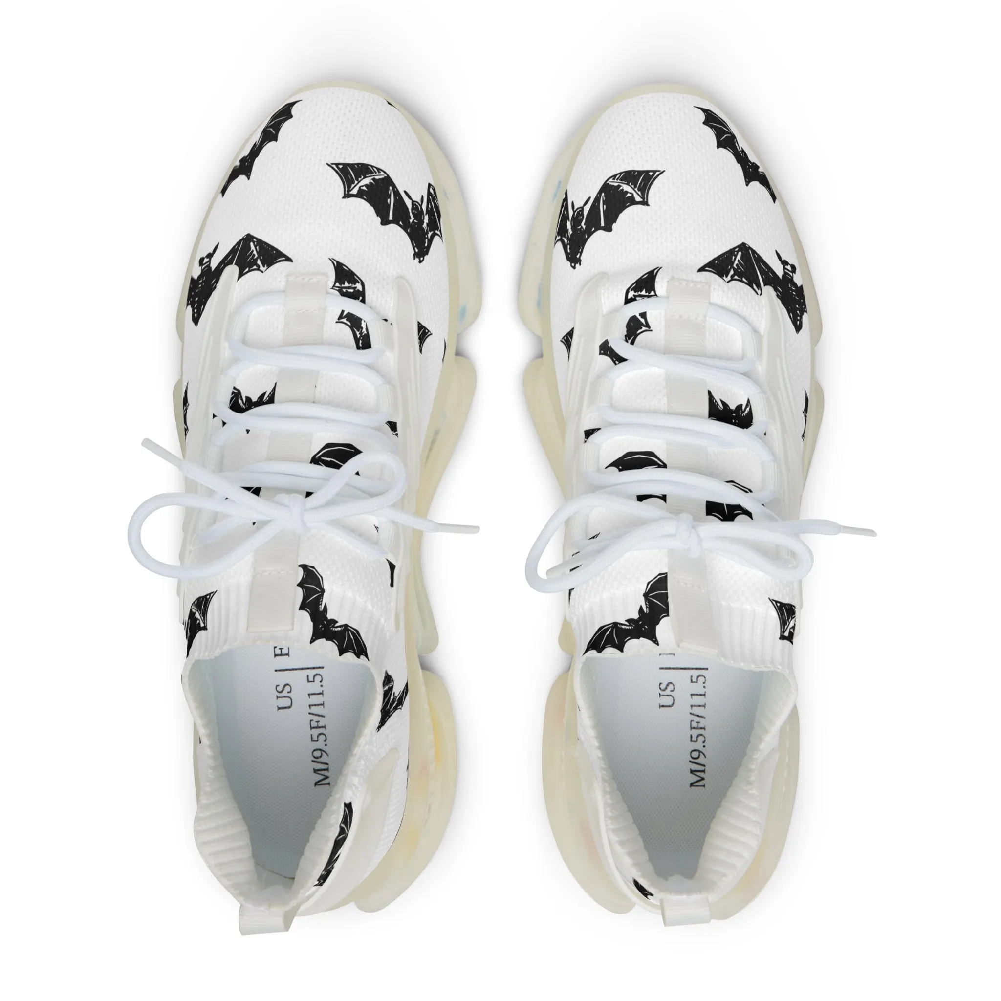 Black Bats Men's Mesh Sneakers