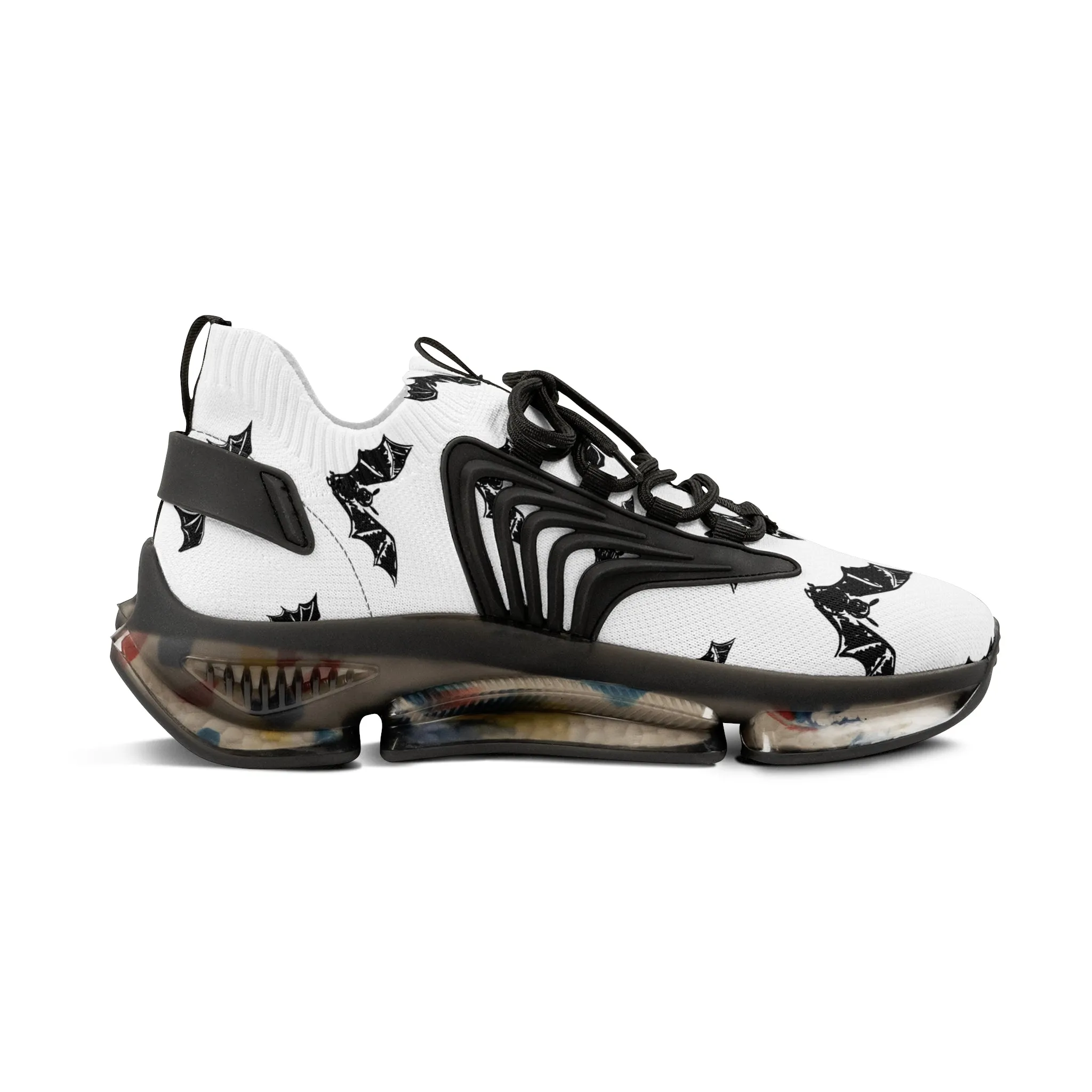 Black Bats Men's Mesh Sneakers