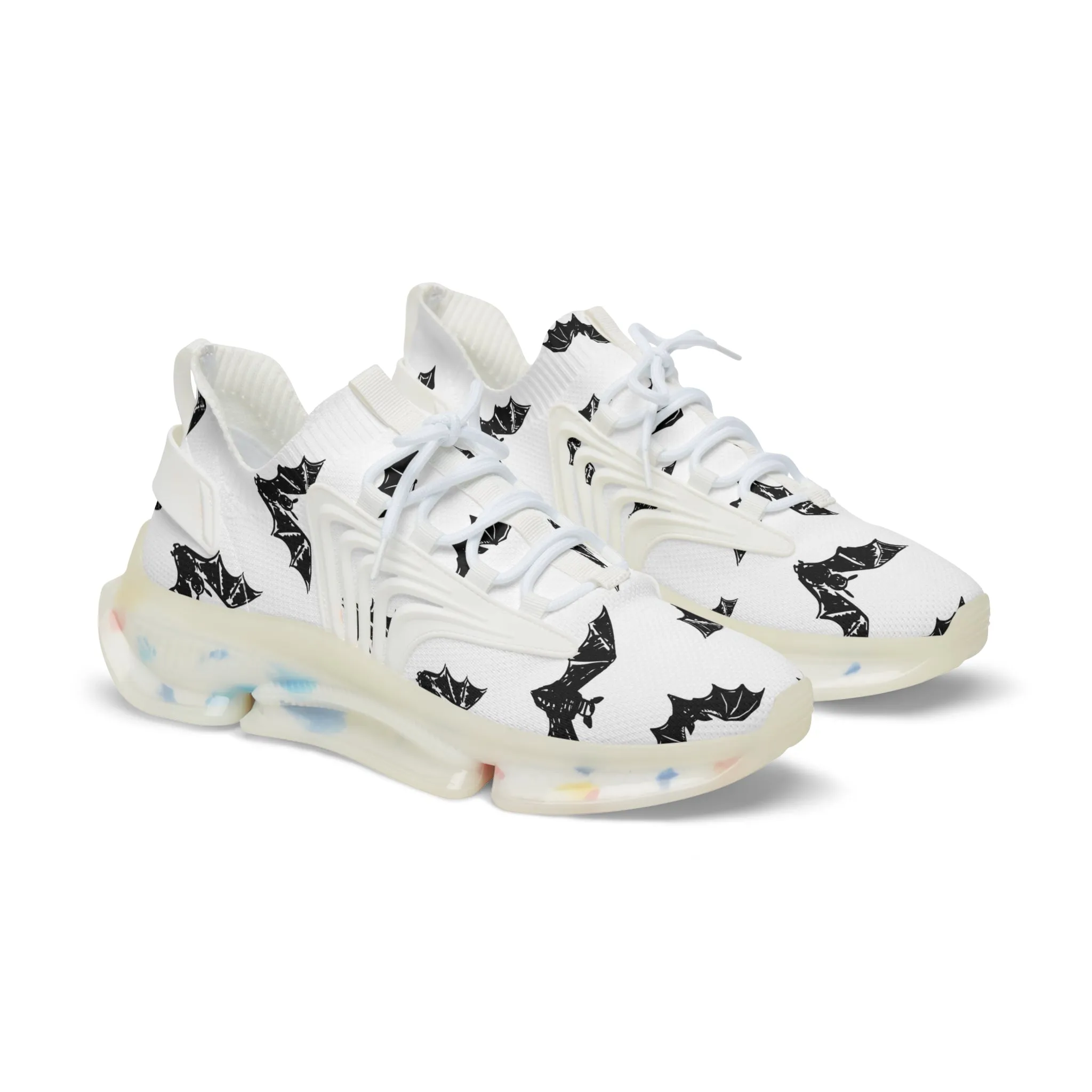 Black Bats Men's Mesh Sneakers