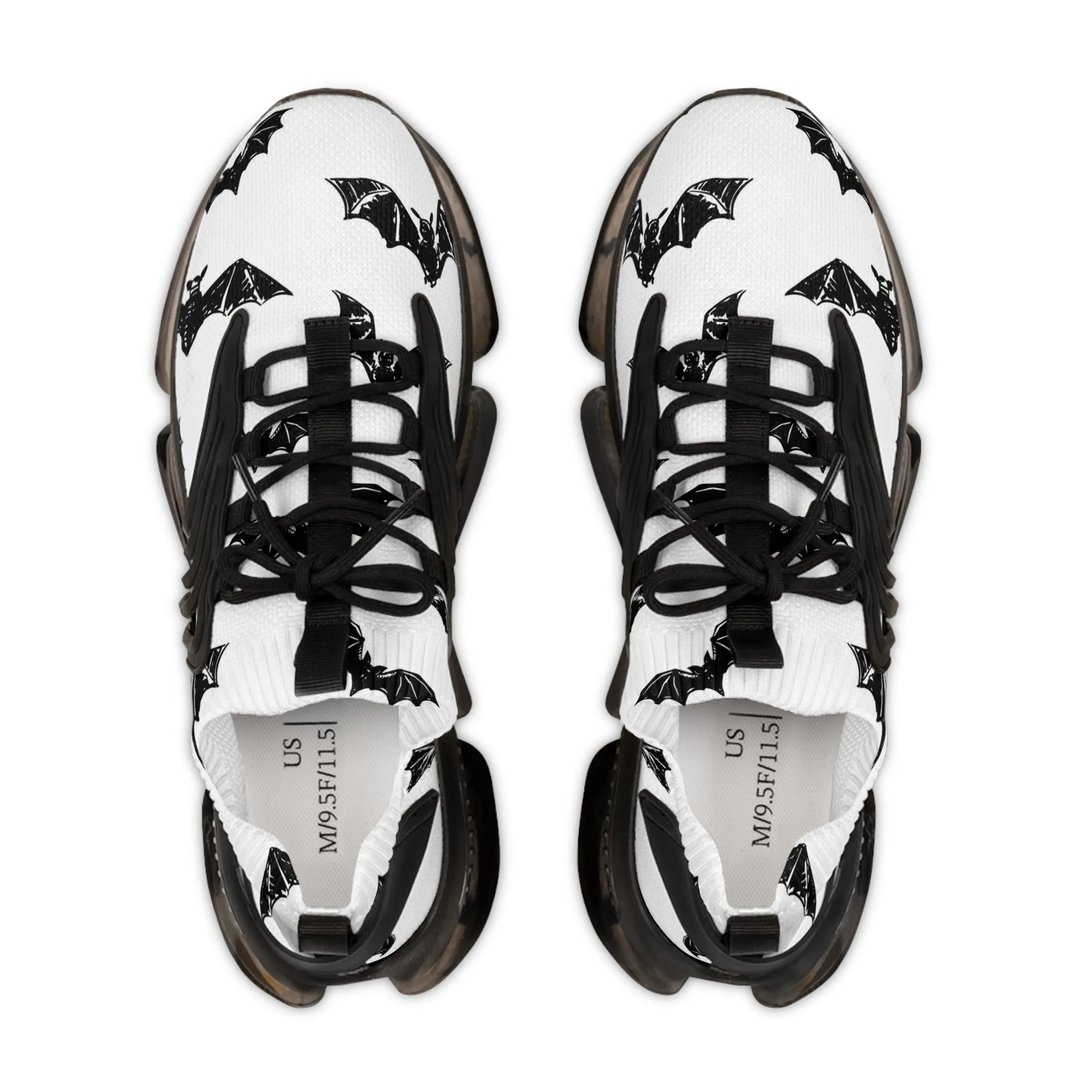 Black Bats Men's Mesh Sneakers