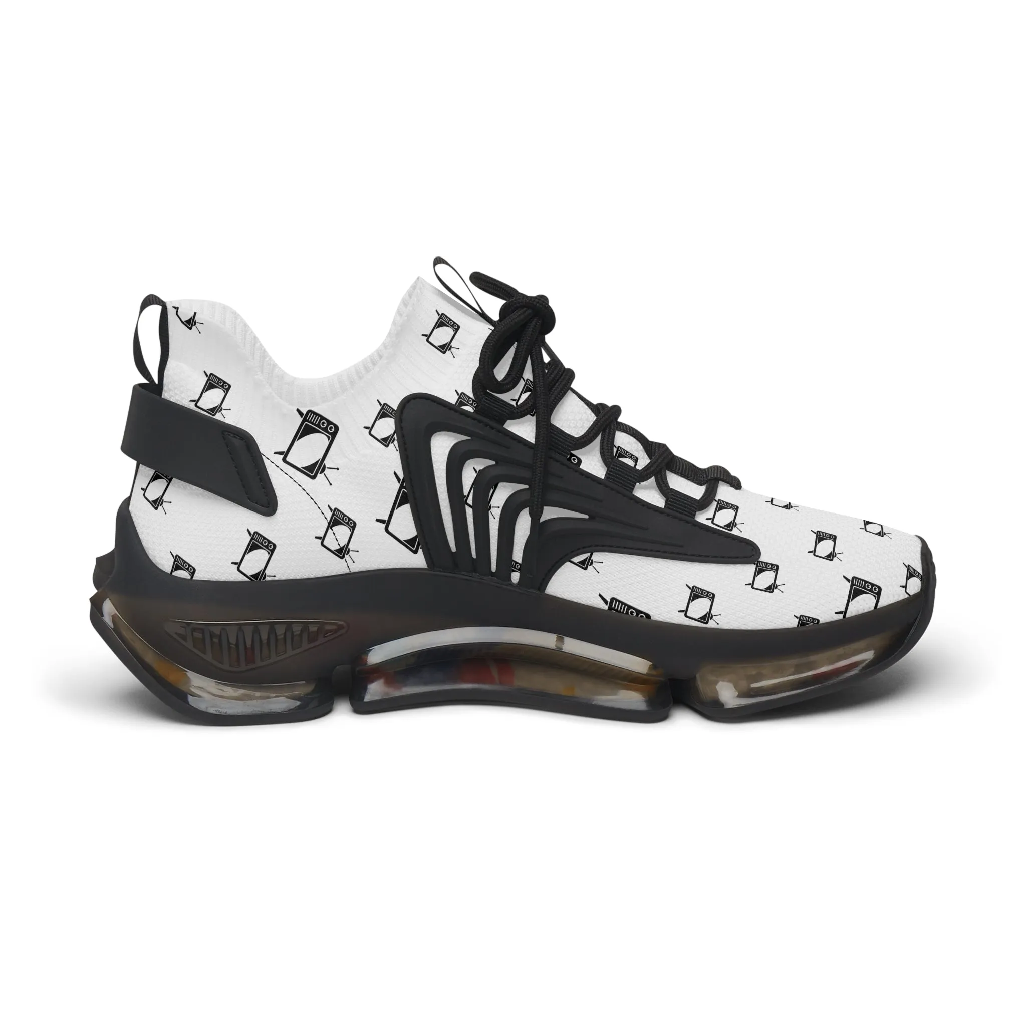 Black Televisions Women's Mesh Sneakers