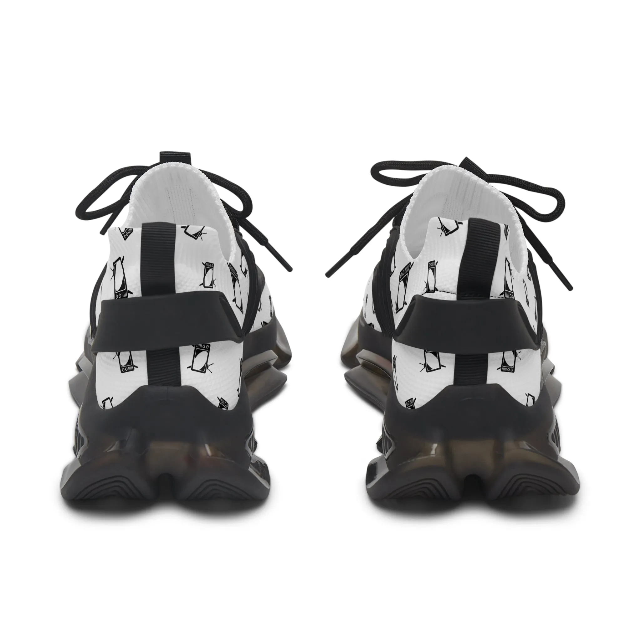 Black Televisions Women's Mesh Sneakers