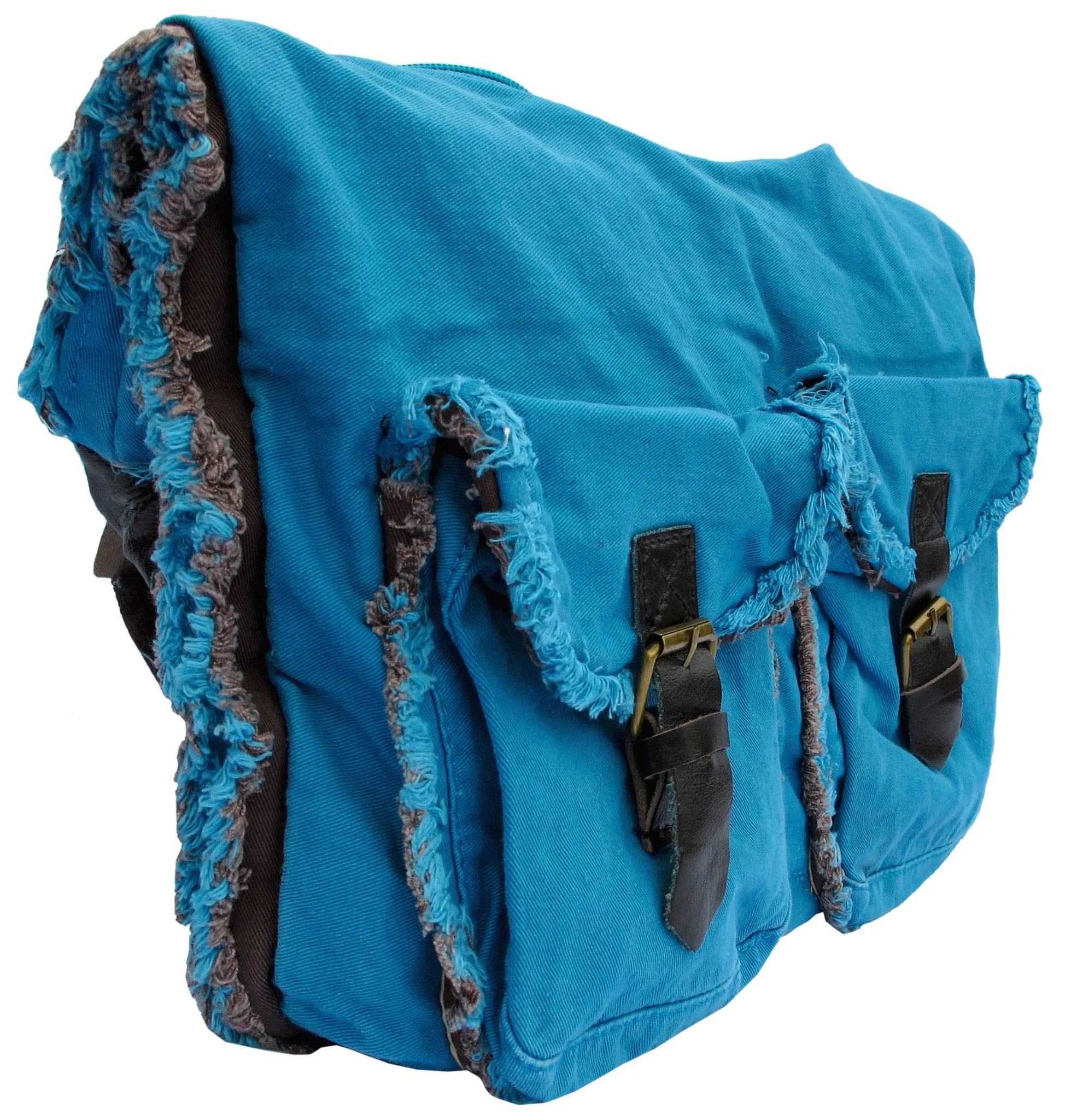 Blue Designer Cotton Handbag for Women