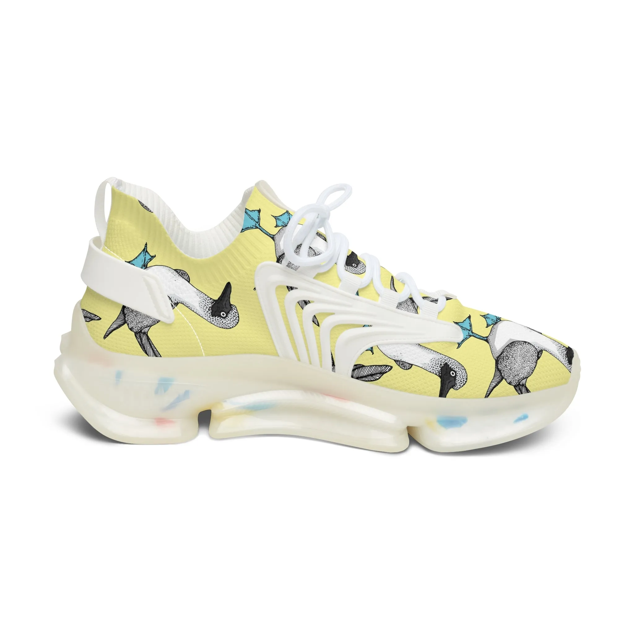 Blue Footed Booby Women's Mesh Sneakers