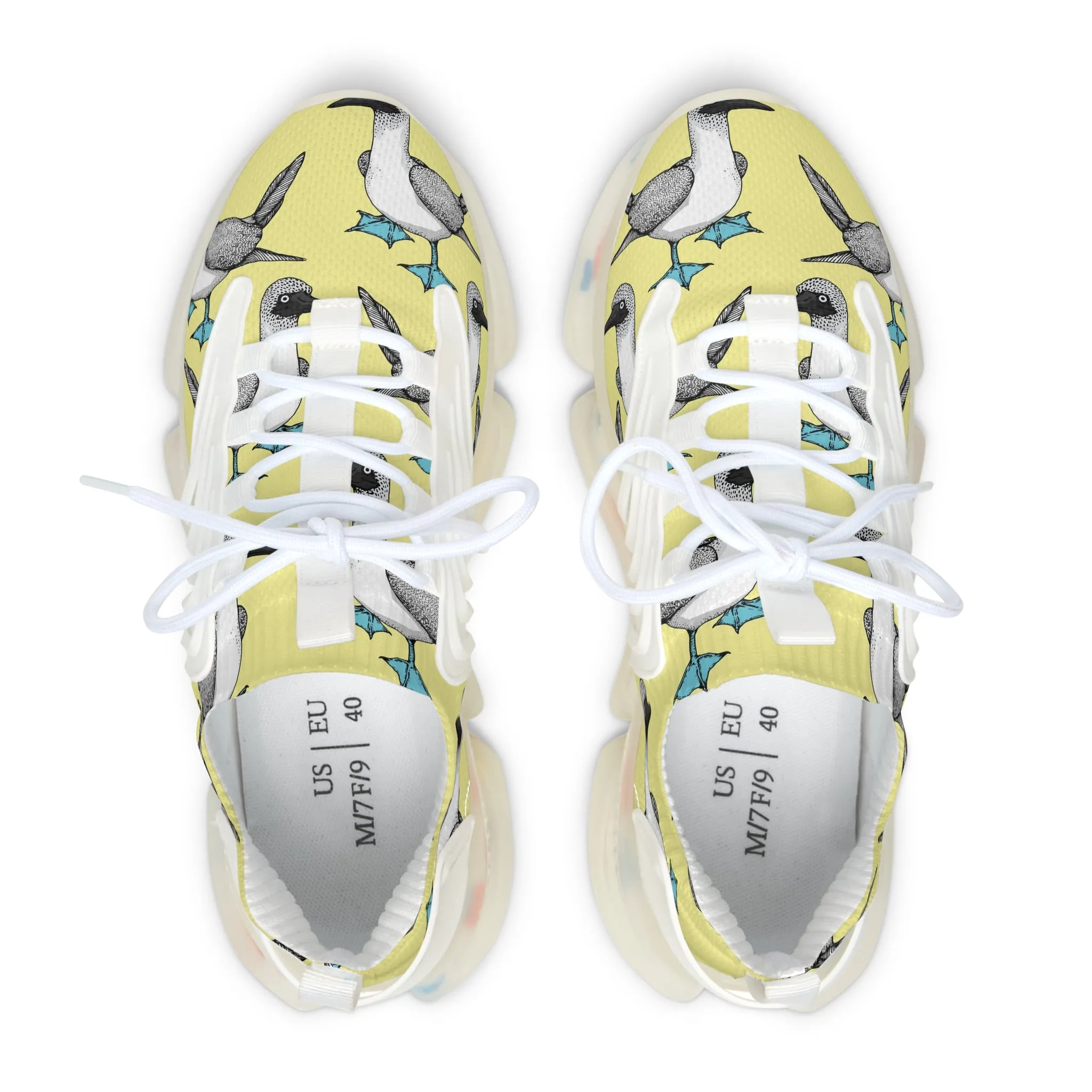 Blue Footed Booby Women's Mesh Sneakers