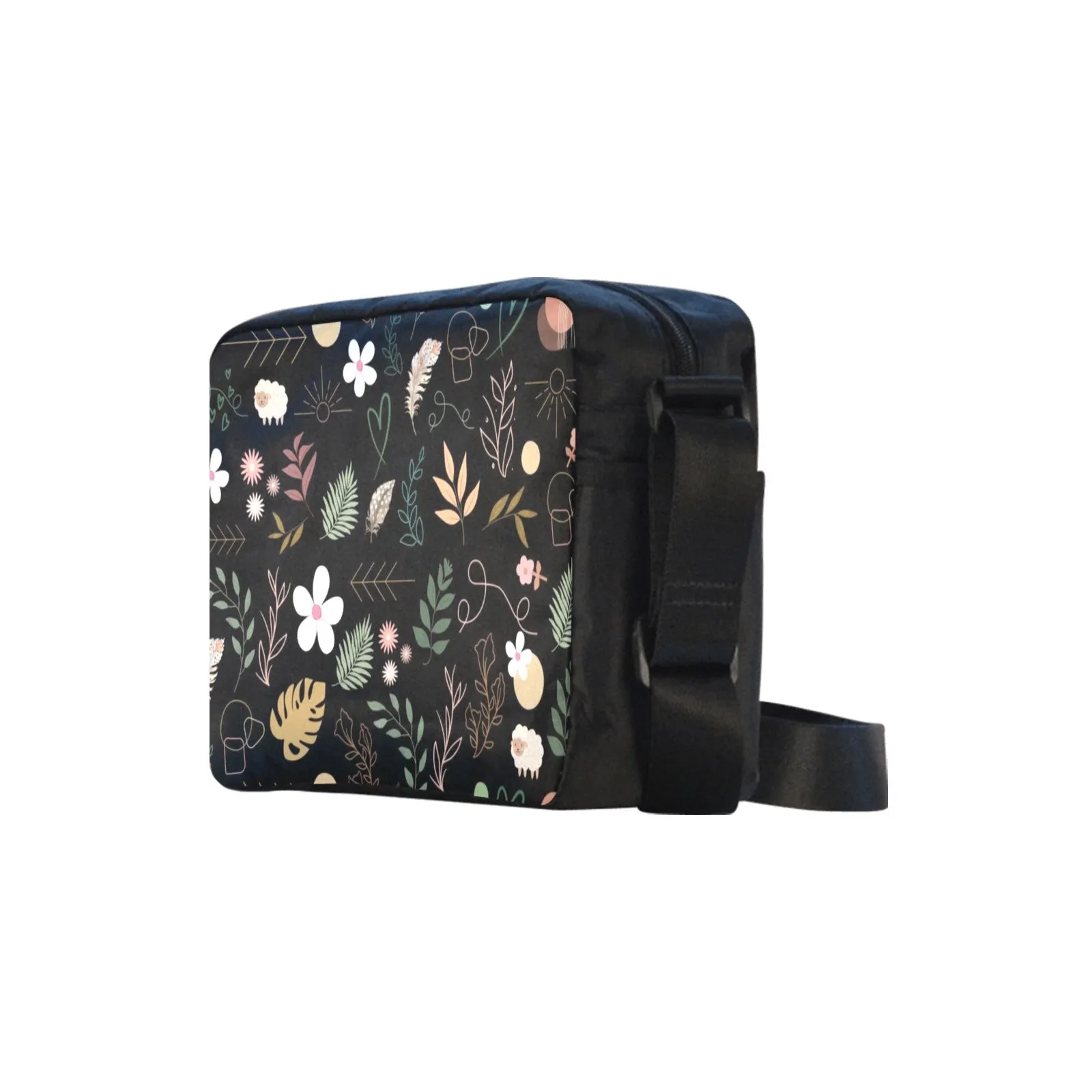 Boho Black Cross-Body Shoulder Bag