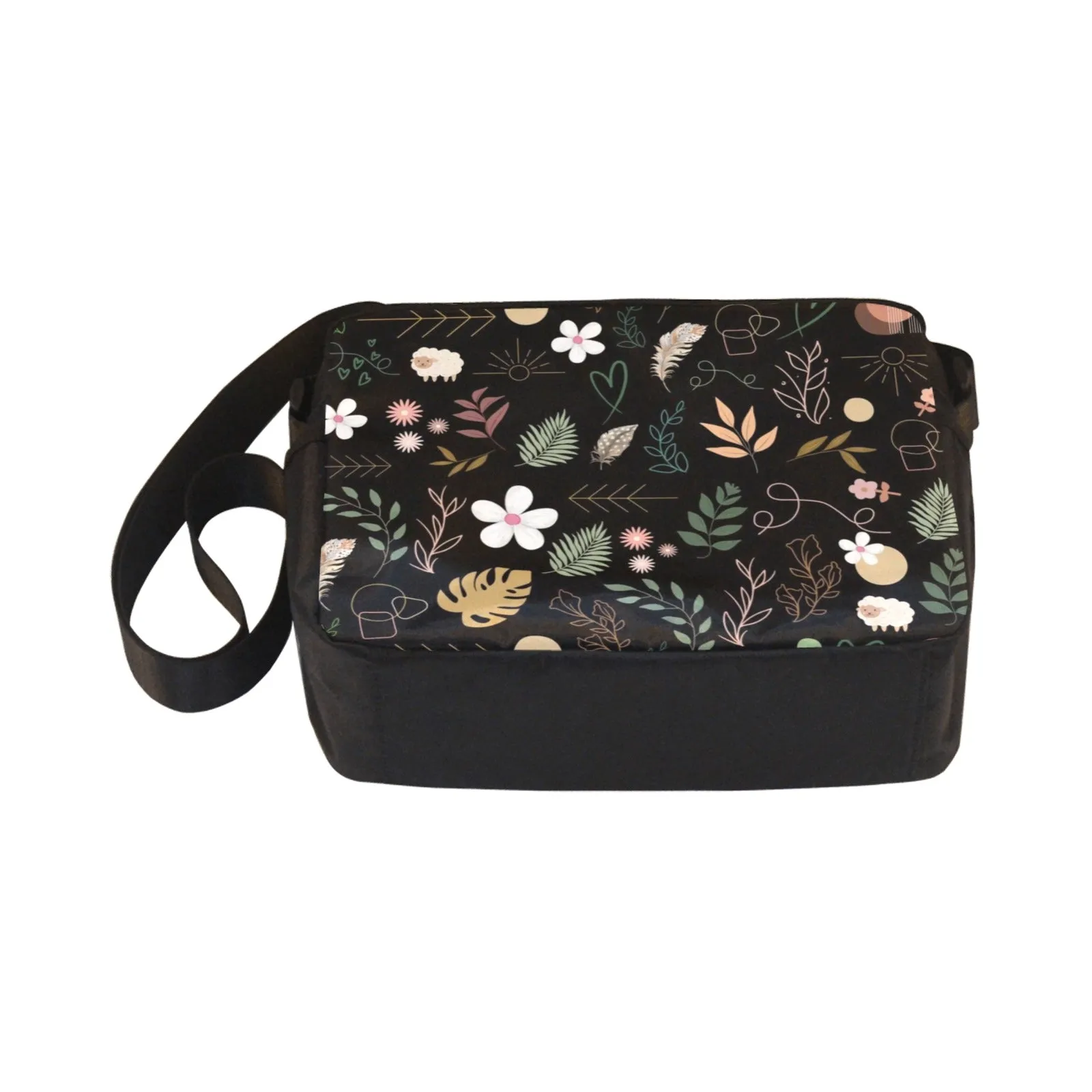 Boho Black Cross-Body Shoulder Bag