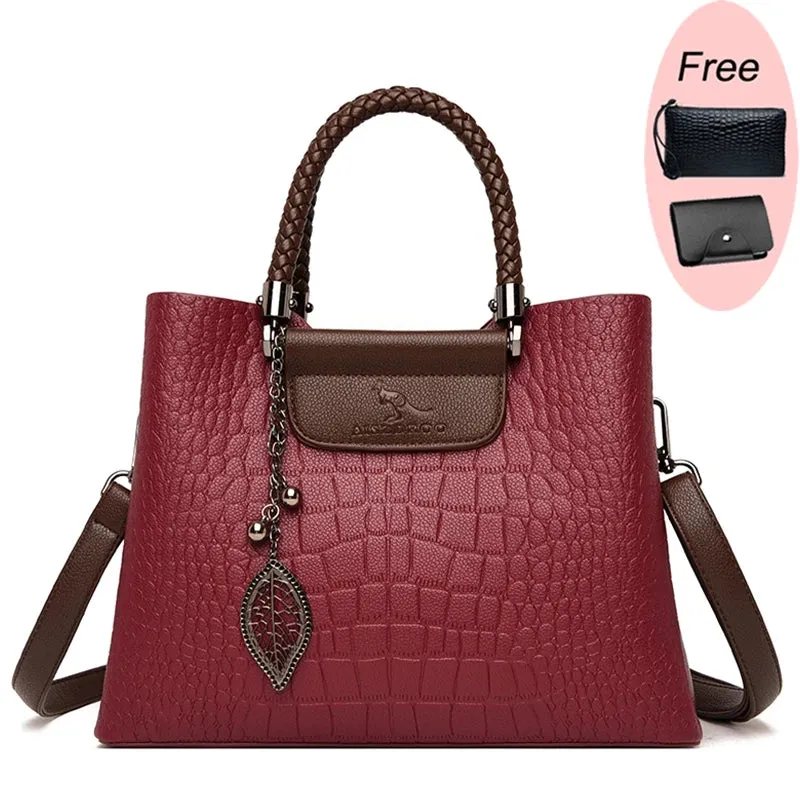 Brand Women Crossbody Bags High Quality Soft Leather Handbags