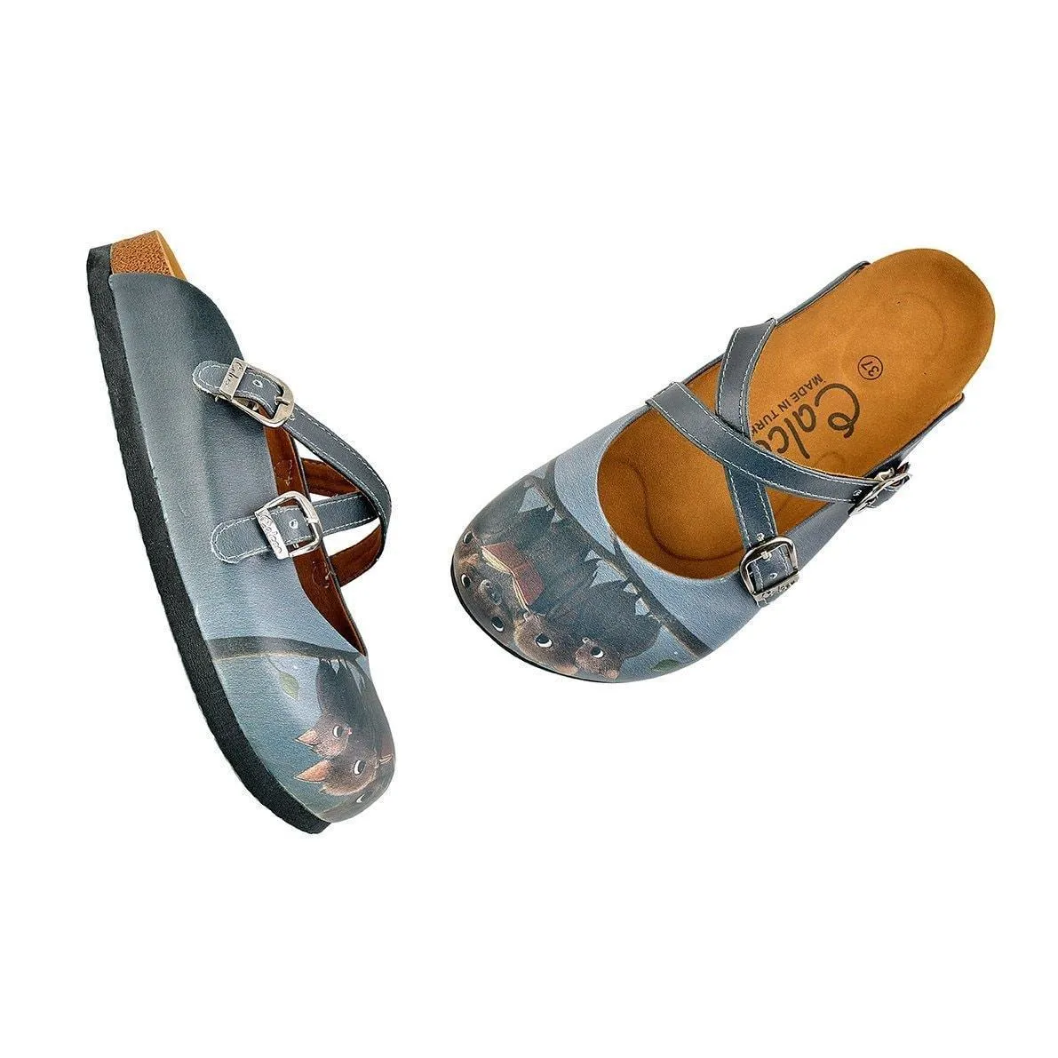 Brown Bat Clogs WCAL142