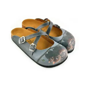 Brown Bat Clogs WCAL142