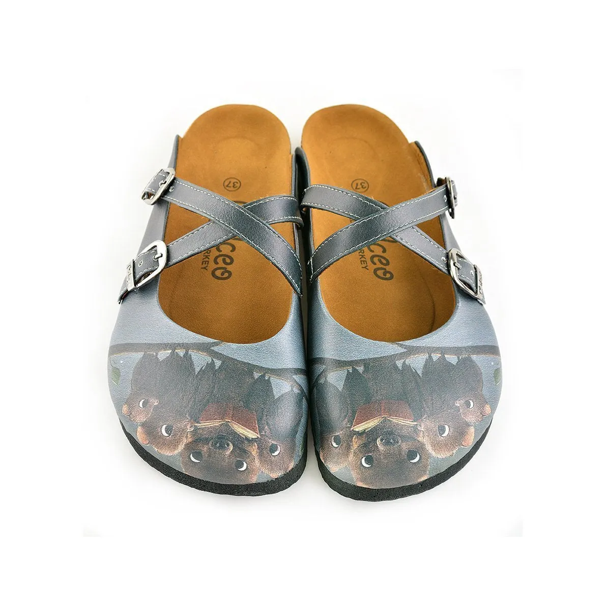 Brown Bat Clogs WCAL142