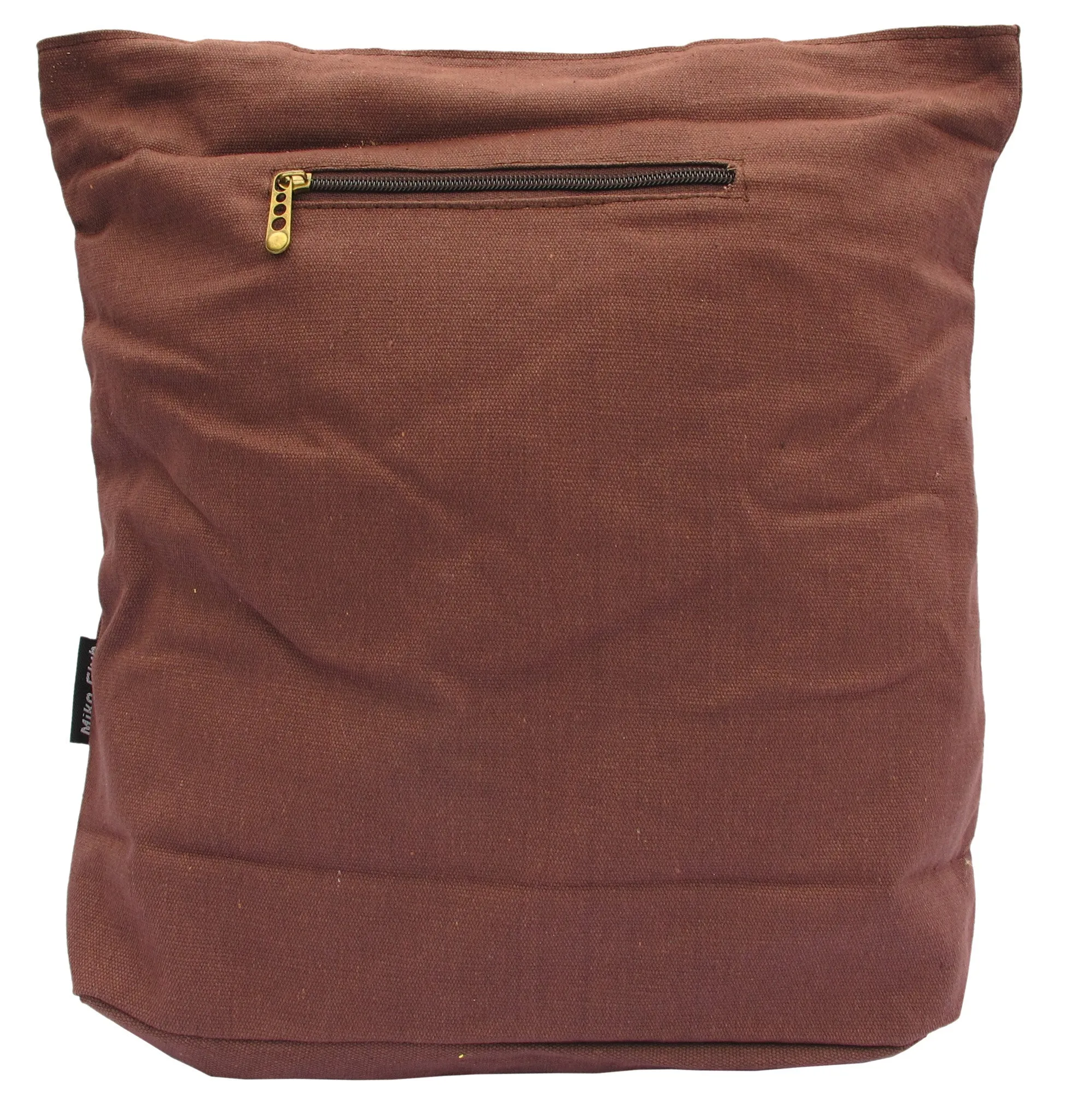 Brown Canvas Tote Bag for Women