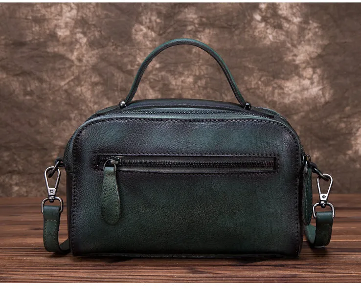 Brown Leather Crossbody Purse Leather Handbags For Women