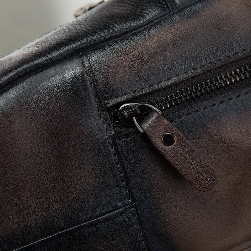 Brown Leather Sling Backpack Crossbody Sling Backpack Best Cross Body Sling Bag Mens Leather Sling Bags