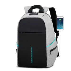 business laptop backpack bag Korean version campus students' schoolbags men's fashion bags