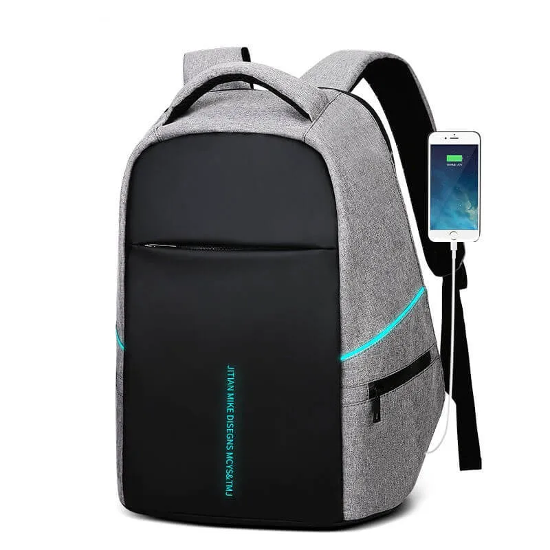 business laptop backpack bag Korean version campus students' schoolbags men's fashion bags