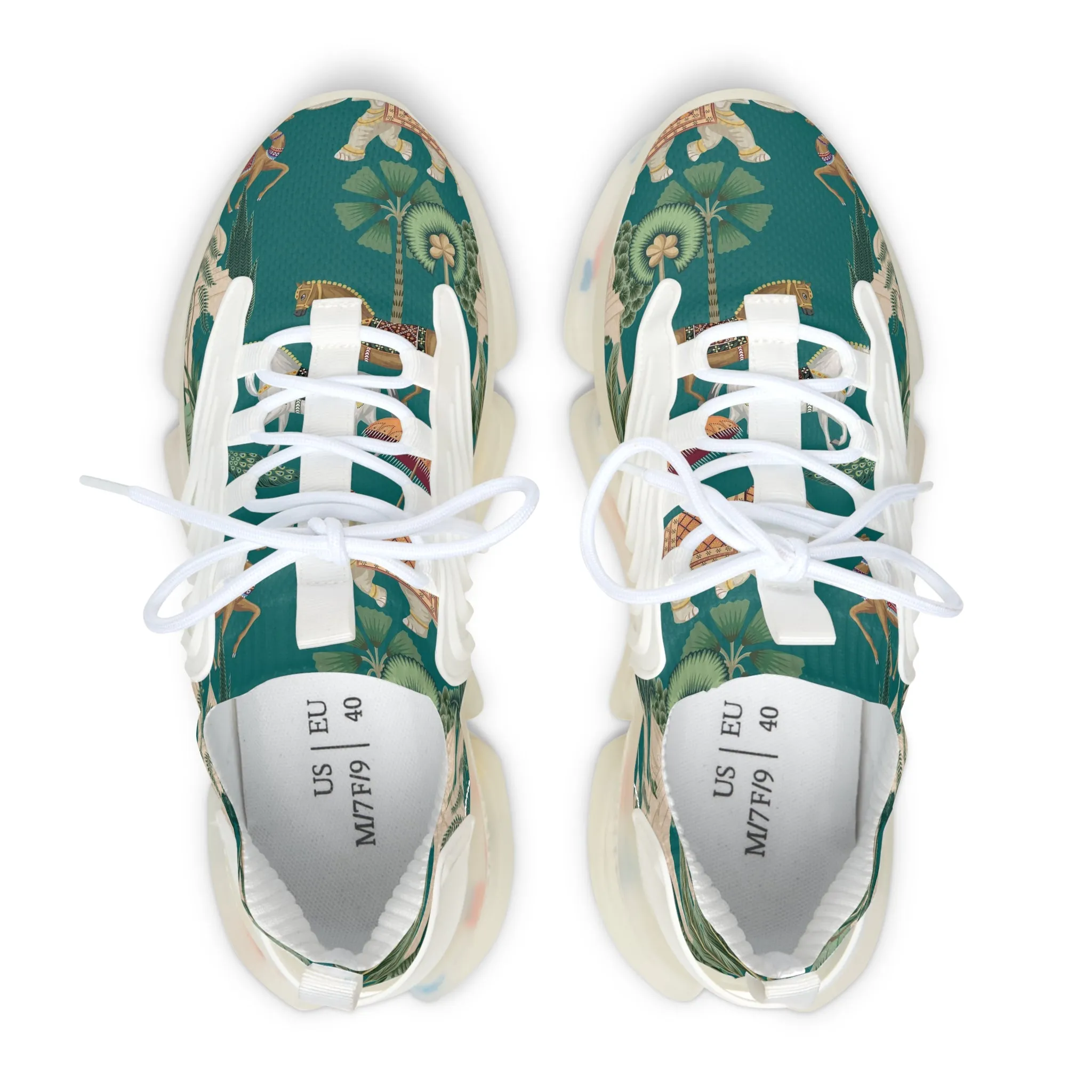 Camel Indian Elephant Women's Mesh Sneakers