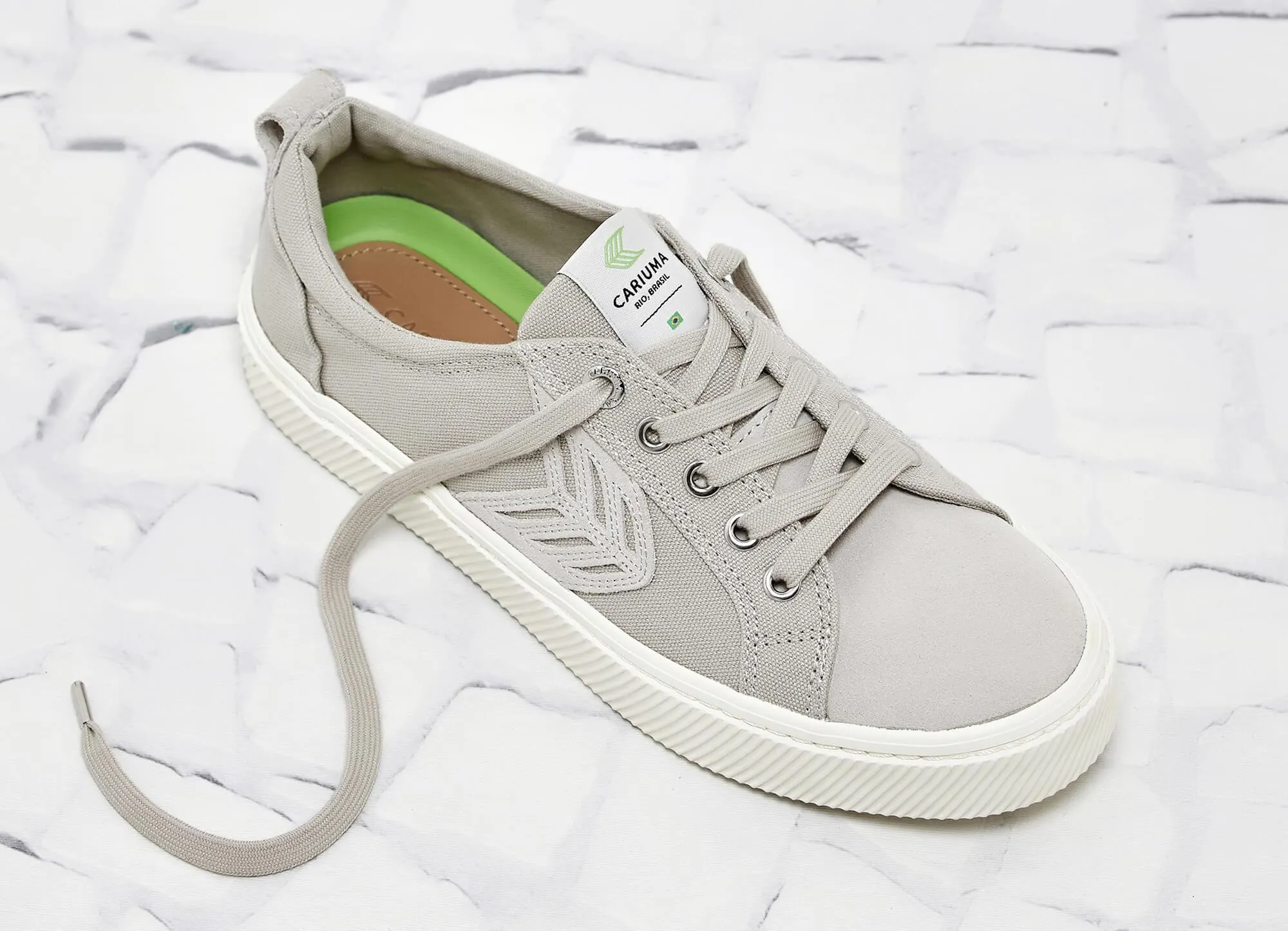 CATIBA Low Ice Canvas Ice Suede Accents Sneaker Men