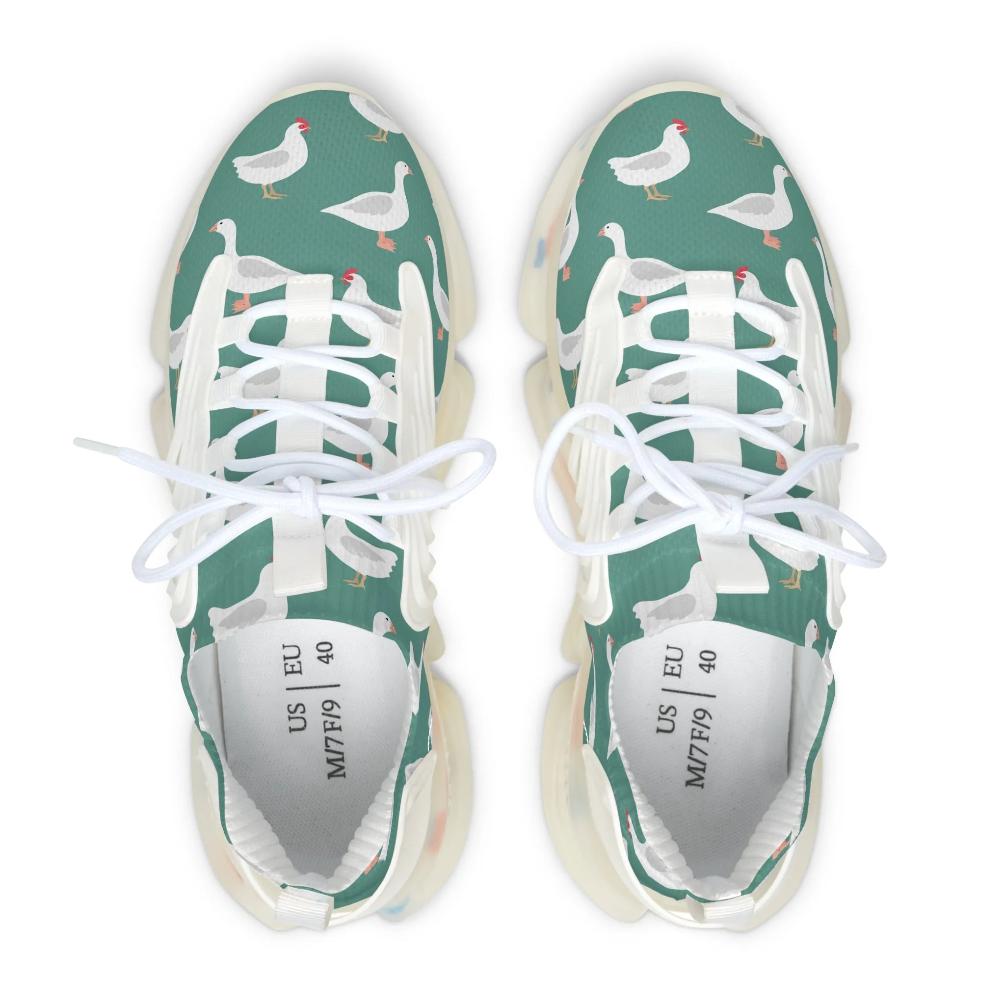Chicken and Swan Women's Mesh Sneakers