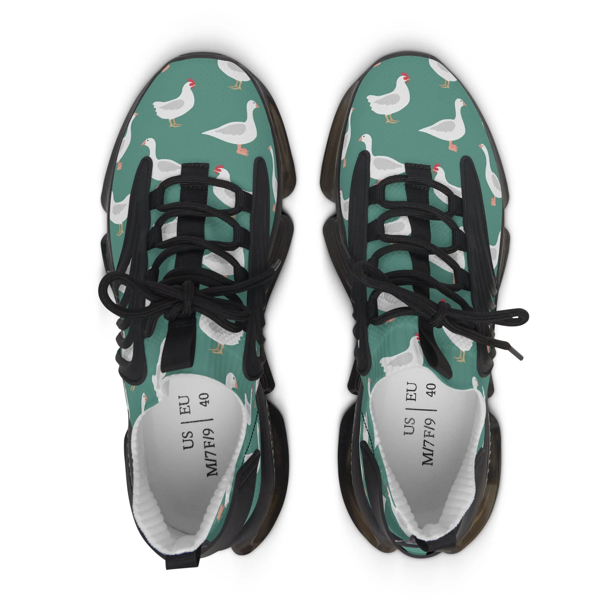 Chicken and Swan Women's Mesh Sneakers