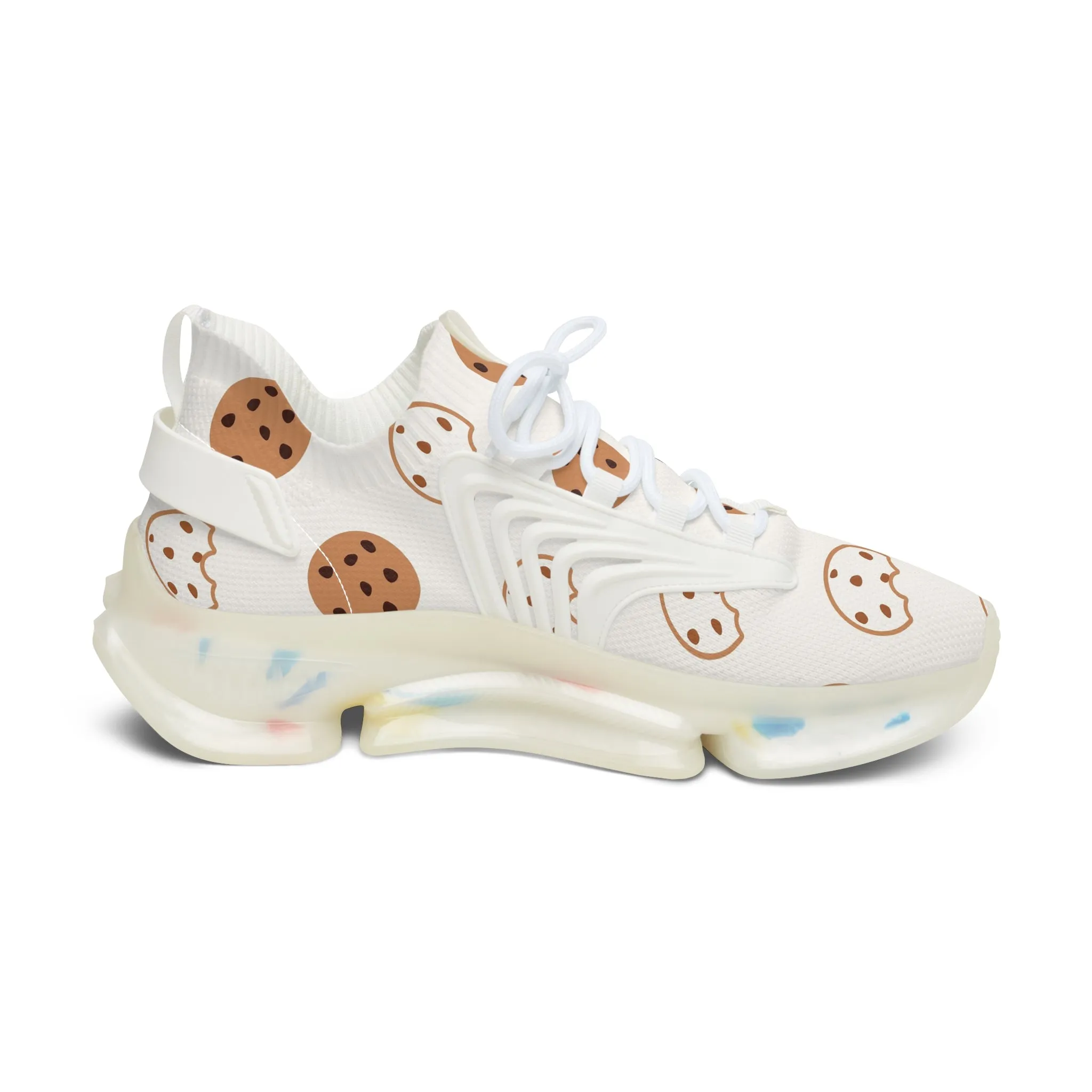 Chocolate Chip Cookies Women's Mesh Sneakers