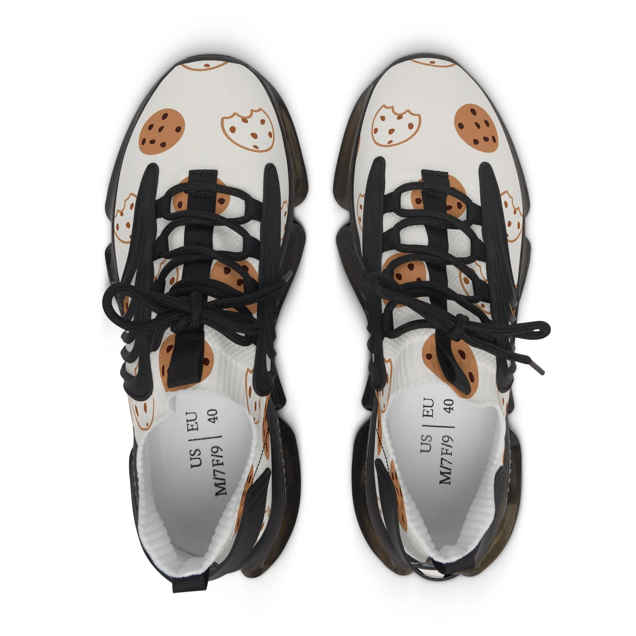 Chocolate Chip Cookies Women's Mesh Sneakers
