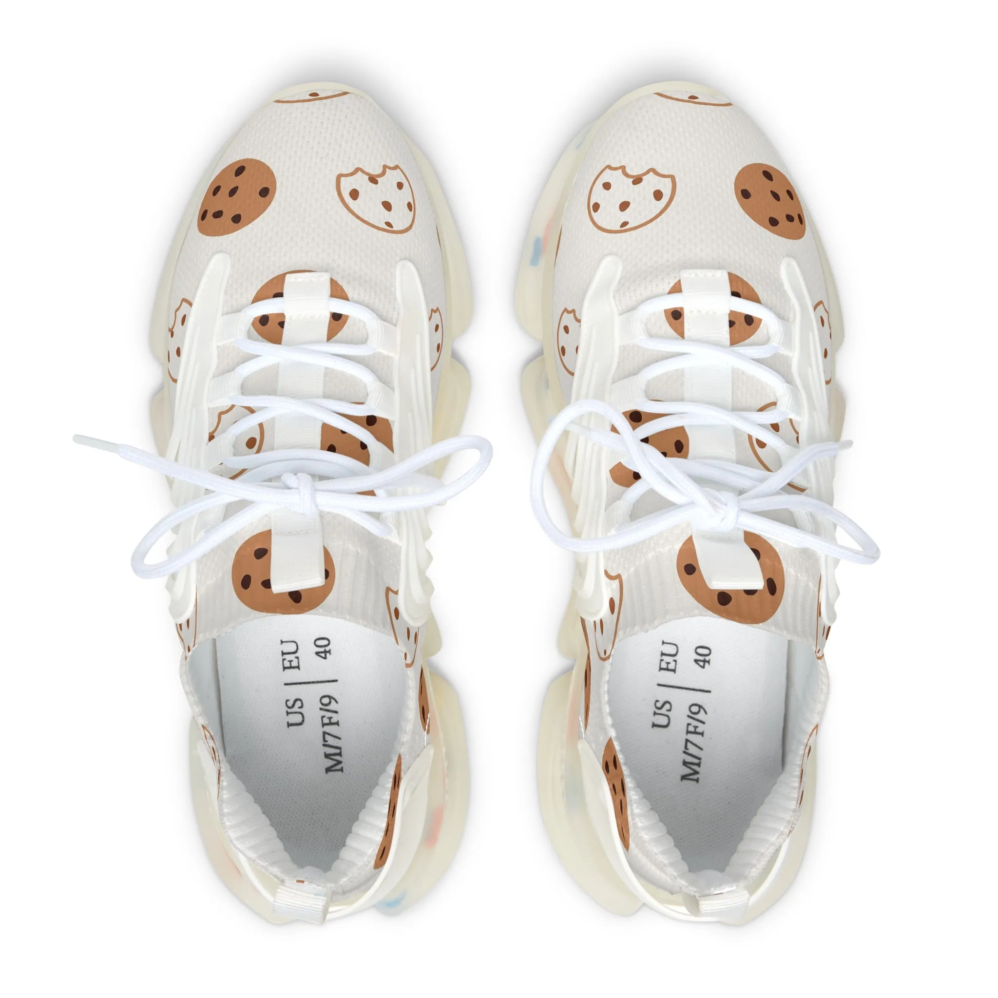 Chocolate Chip Cookies Women's Mesh Sneakers