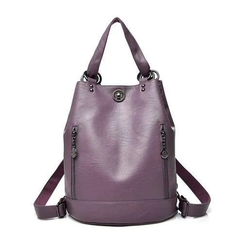 Christmas Gift 2021 New Women Backpack Designer Leather Backpack Multifunction Lady Shoulder Bags School Bags for Girls Travel Backpack Mochila