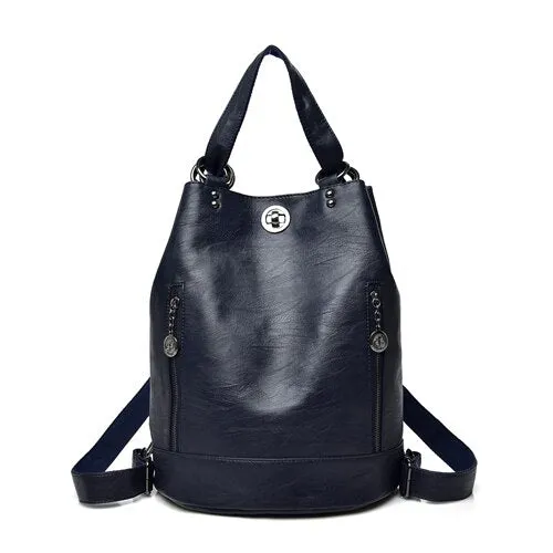Christmas Gift 2021 New Women Backpack Designer Leather Backpack Multifunction Lady Shoulder Bags School Bags for Girls Travel Backpack Mochila