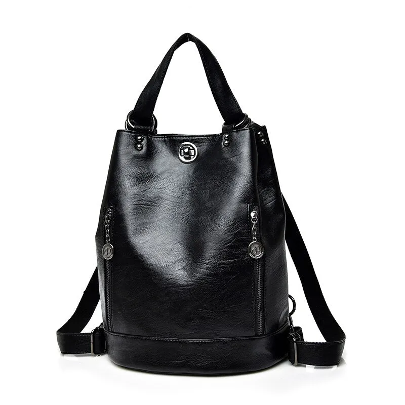 Christmas Gift 2021 New Women Backpack Designer Leather Backpack Multifunction Lady Shoulder Bags School Bags for Girls Travel Backpack Mochila