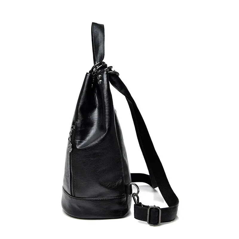 Christmas Gift 2021 New Women Backpack Designer Leather Backpack Multifunction Lady Shoulder Bags School Bags for Girls Travel Backpack Mochila