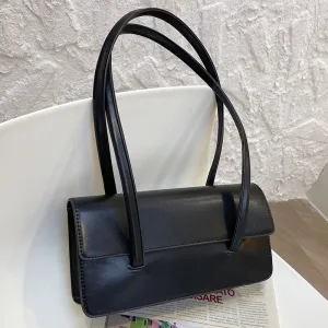 Christmas Gift  Luxury Brand Deisgner Shoulder Bag Women's Pu Leather Baguette Ladies Handbag Fashion Underarm Purse New Arrival