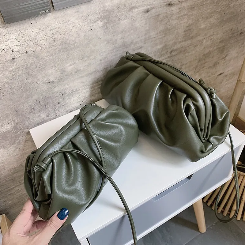 Christmas Gift Solid Color Elegant Crossbody Bags For Women 2021 hit Small Clutch Female Party Handbags And Purses Lady Shoulder Simple