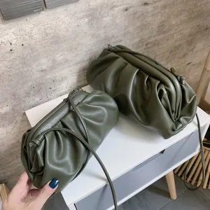 Christmas Gift Solid Color Elegant Crossbody Bags For Women 2021 hit Small Clutch Female Party Handbags And Purses Lady Shoulder Simple