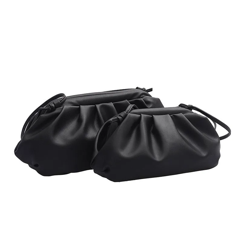 Christmas Gift Solid Color Elegant Crossbody Bags For Women 2021 hit Small Clutch Female Party Handbags And Purses Lady Shoulder Simple