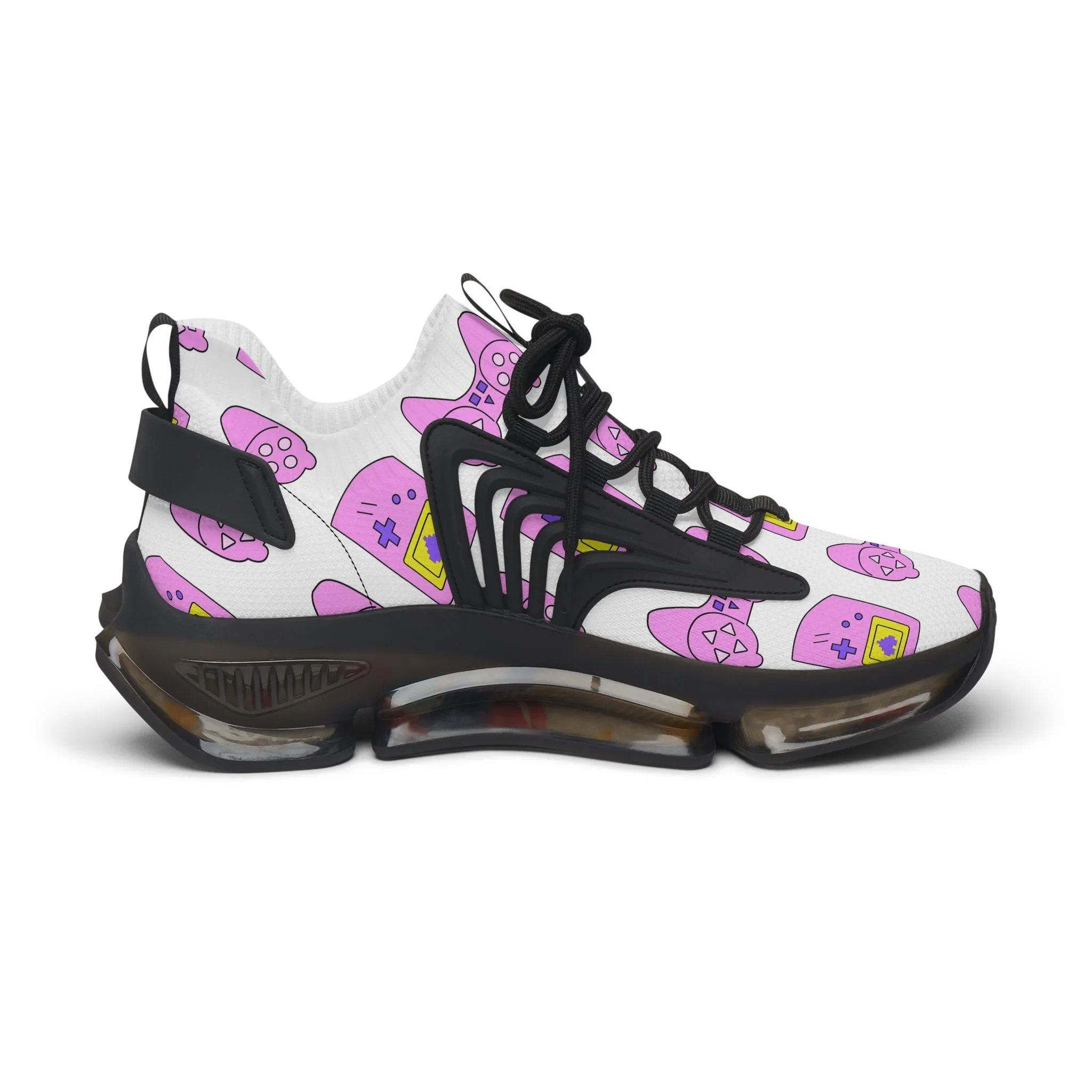 Colored Gameboys Women's Mesh Sneakers