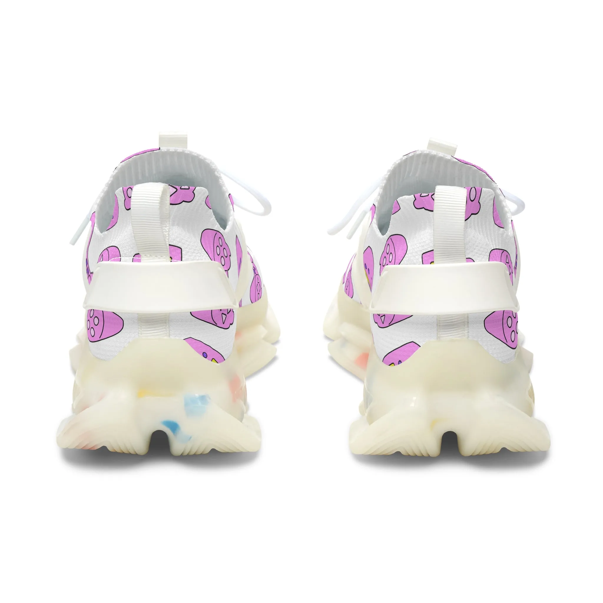 Colored Gameboys Women's Mesh Sneakers