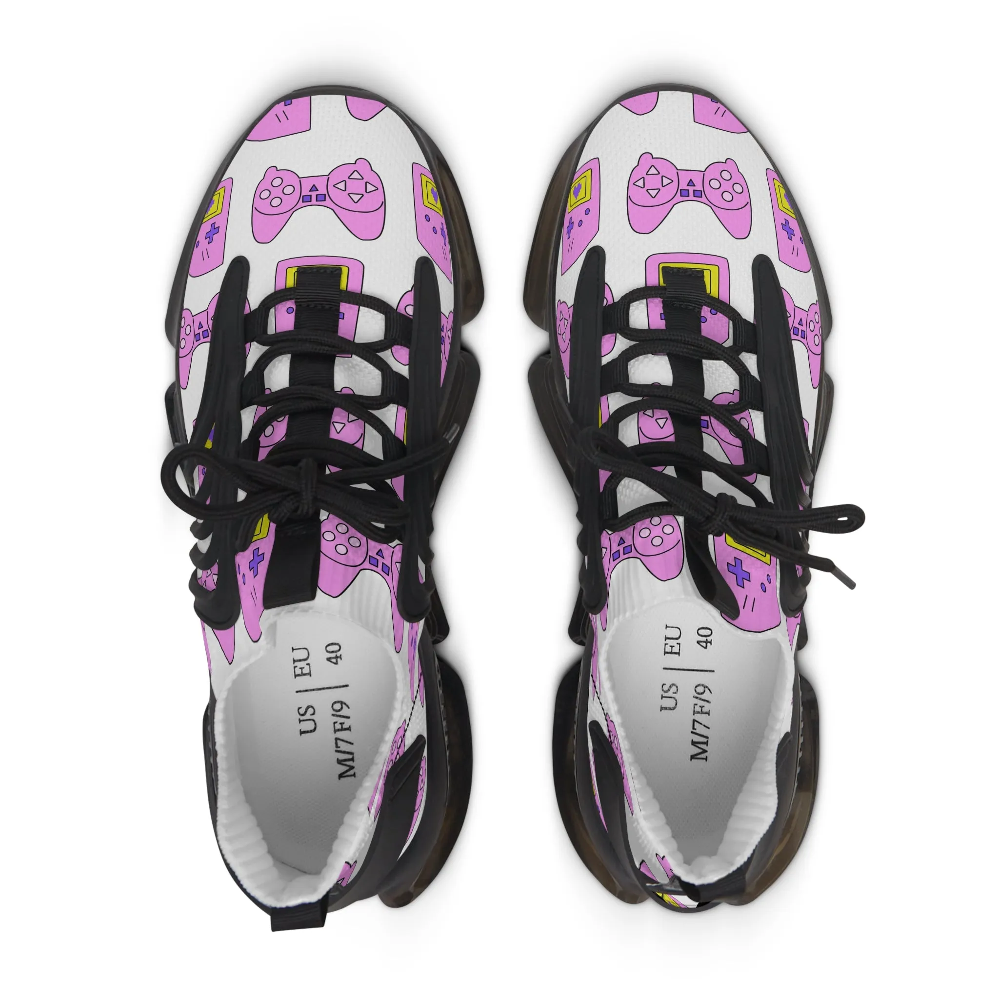 Colored Gameboys Women's Mesh Sneakers