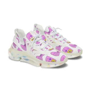 Colored Gameboys Women's Mesh Sneakers